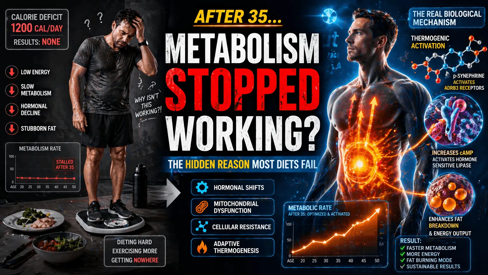 Thermogenic Resistance After 35